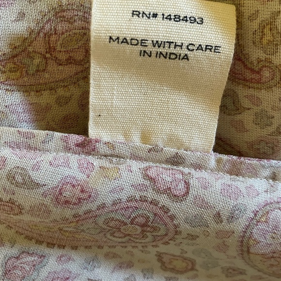 Doen Tybee Mini Dress Pink Paisley Print 100% Silk Size XS - Picture 9 of 9